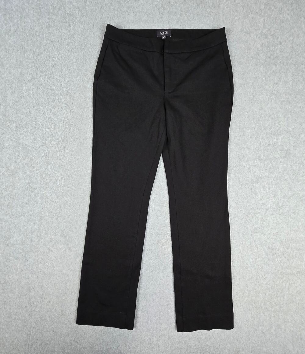 NYDJ Womens 6P Black Trousers with Lift Tuck Technology